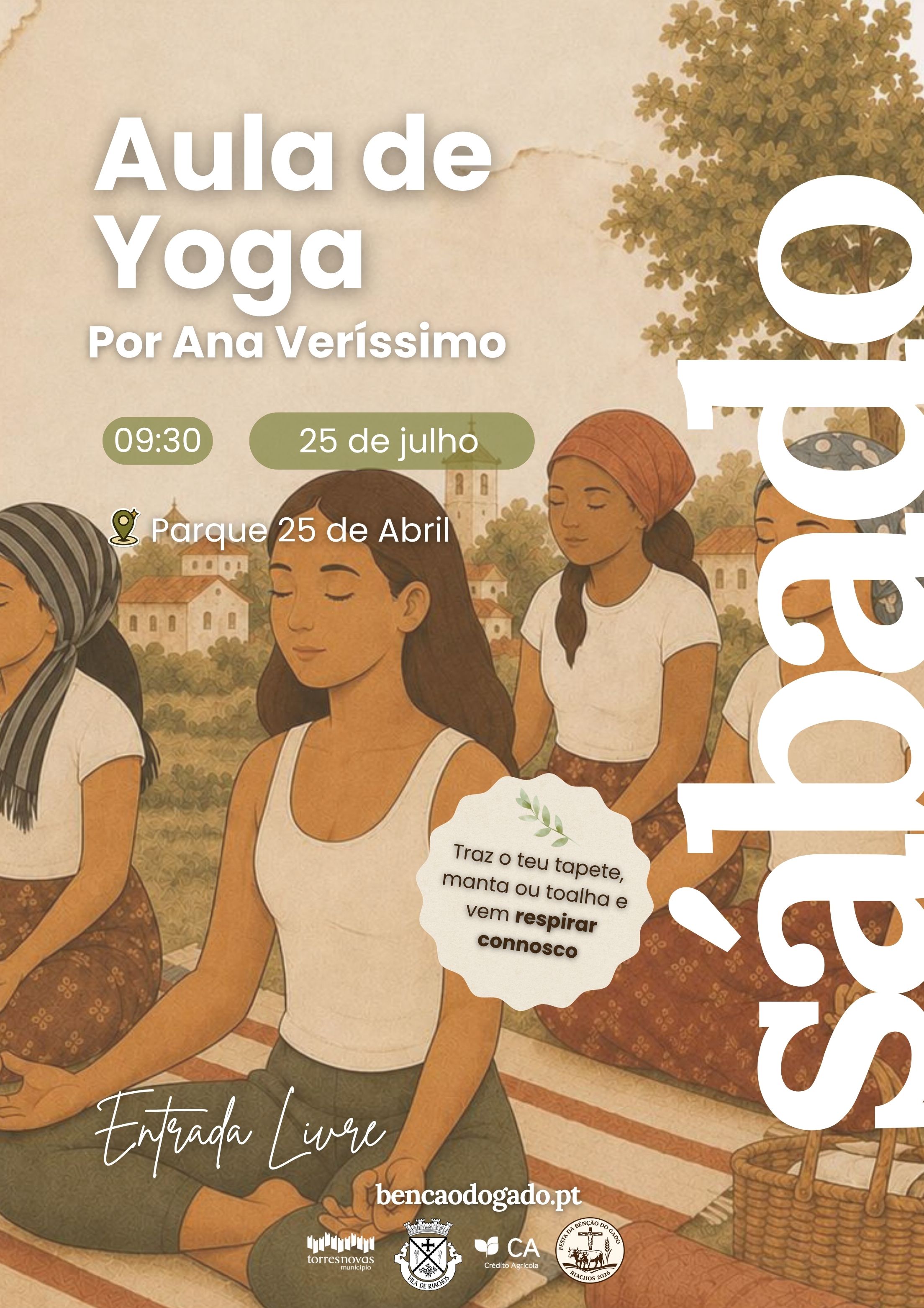 Aula de Yoga — 25 de julho