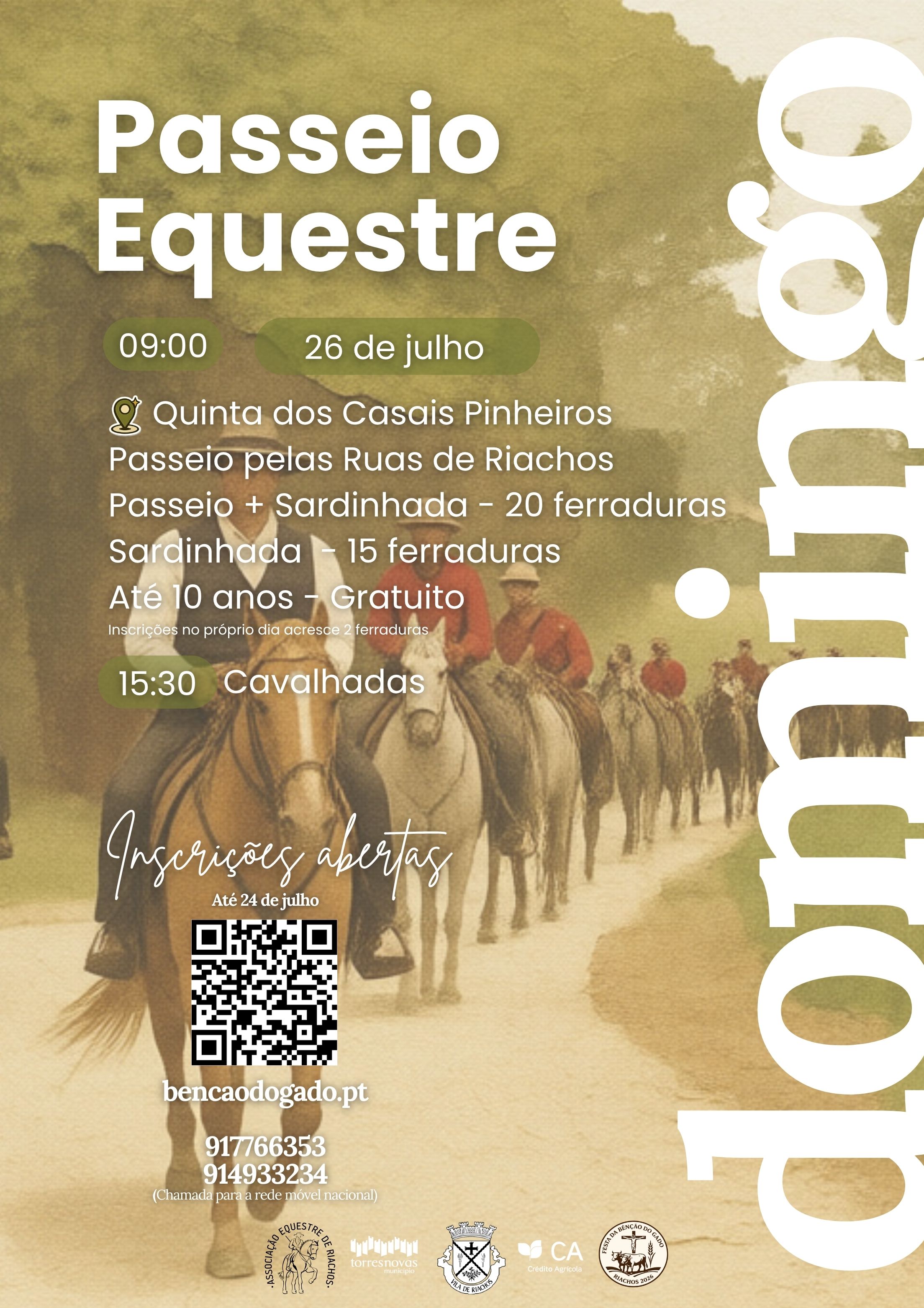 Passeio Equestre — 26 de julho