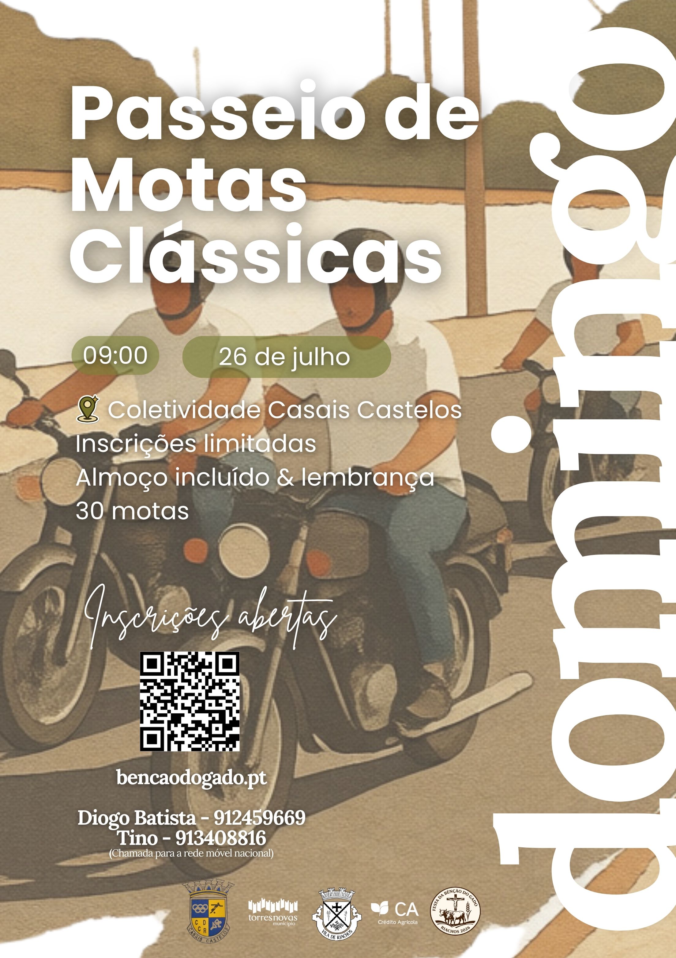 Passeio de Motas Clássicas — 26 de julho